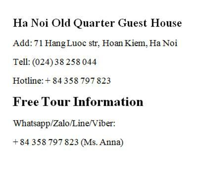 Hanoi Old Quarter Guest House Экстерьер фото